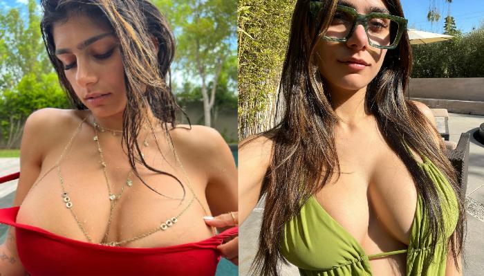 Слив интим фото Miakhalifa